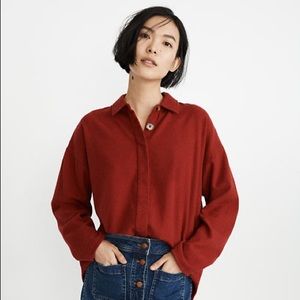 Madewell Flannel Top